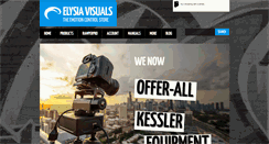 Desktop Screenshot of elysiavisuals.com